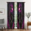Purple Black Dragon Pattern Printed Curtains Suitable Bedroom Living Room Home Decoration Made Of Polyester Great Window Treatment