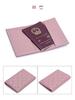 Chic Lambskin Diamond-Pattern Bi-Fold Passport & ID Wallet