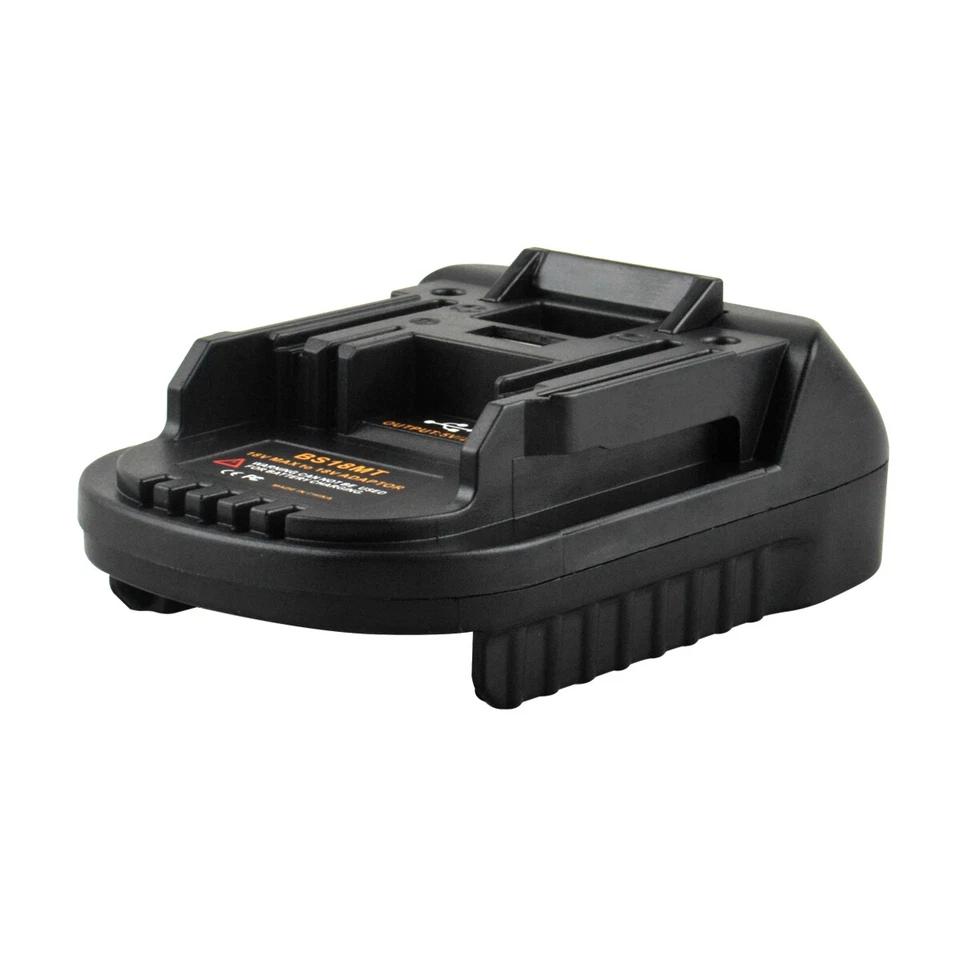 BS18MT Battery Adapter Converter USB For Bosch 18V BAT619G/620 Batteries Convert To For Makita 18V BL 1860 Lithium Battery
