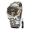 OLEVS Men's Automatic Watch Stylish Mechanical Arm Watch Father's Day Gift Present Popular Business Luminous Cool Arm Watch Waterproof Fashion Date