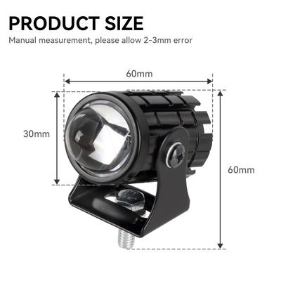 Motorcycle LED HeadLight Work Spot Lamp Offroad Car Boat Truck SUV Driving Fog Lamp Headlamp White Yellow 12V 24V