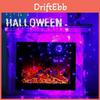Spider Web Led String Lights For Halloween Decor With 1.2m 70led