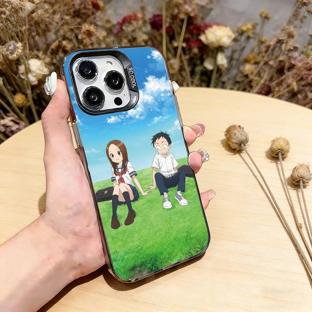 

Karakai Jouzu no Takagi-san Phone Case For iPhone 17,16,15,14,13,12,11 Plus,Pro Max,XS,Colorful Silver Black Cover iPhone12Pro