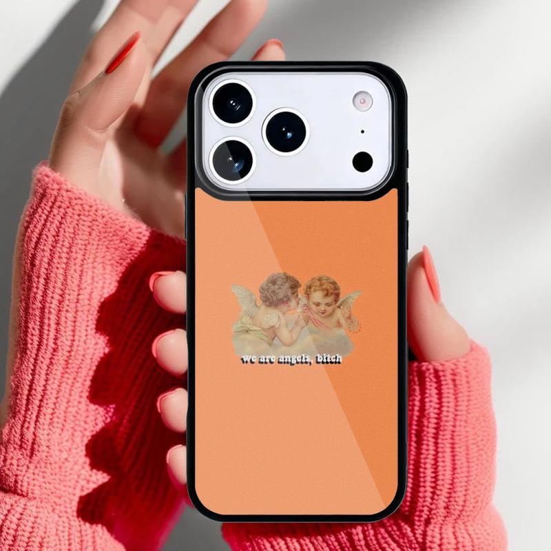 Baby Angels Phone Case for iPhone 17 16 15 14 13 Pro Max Back Cover for 12 11 Pro Coque