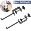 Paper Roll Holder Metal Adjustable Craft Paper Roll Holder Tabletop Dispenser Clip On Desk Paper Roll Dispenser for Dining Table