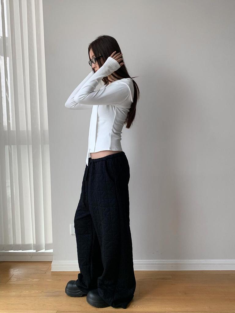 Dorothys Winter Diamantgesteppte Lockere Freizeit-Wanderhose