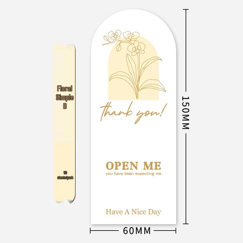 White Airplane Thank You Sealing Stickers for Gift or Cardboard Boxes