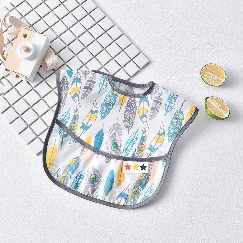 Waterproof Soft Bib for Babies & Toddlers, Long Sleeve Smock, Anti-fouling, Easy To Clean, Comfortable, Suitable for Eating