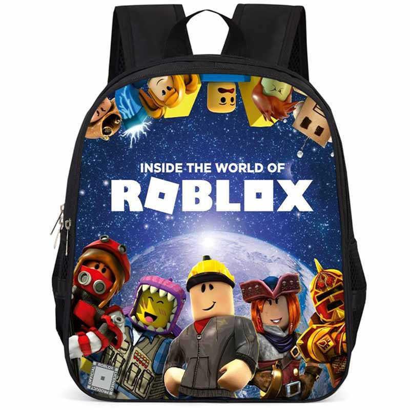 

Школьный рюкзак Roblox 15 дюймов, вместительный, прочный, из ткани Оксфорд, унисекс 1