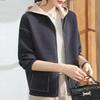 2024 Spring & Autumn Knitted Hooded Cardigan for Middle-Aged & Elderly Women