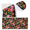 Blumen Baumwollstoff zum Nähen Basteln Heimdekoration 160 cm Breit Nähbaumwollstoff für Bekleidung Accessoires