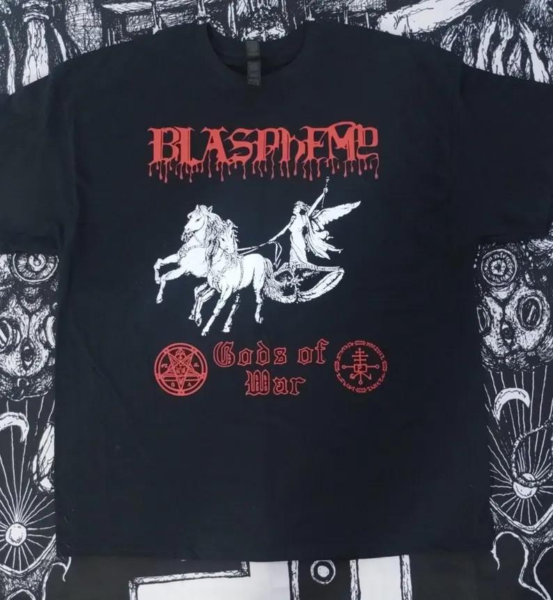 Blasphemy - Боги Войны - Футболка (S-5XL) Унисекс Подарок Унисекс Футболка S