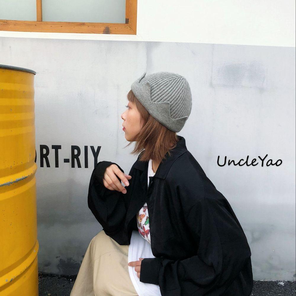 

All-match Cosplay Crown Cloth Tag Skullies Korean Style Caps Men Beanies Cap Knitted Hat Wool Hat темно серый