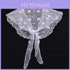 Silk Scarf Summer Lightweight Lace Floral Wrap For Women