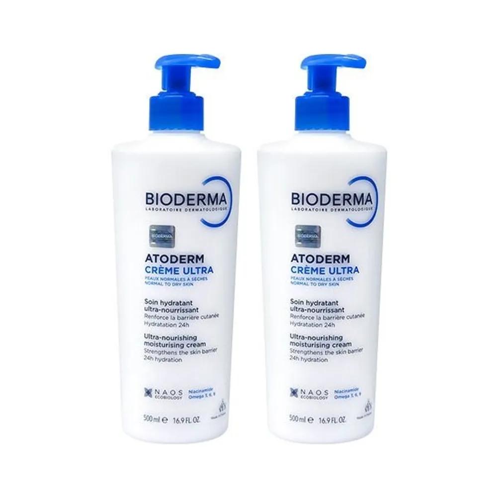 Bioderma Atoderm Ultra Cream 500ml 2-pack