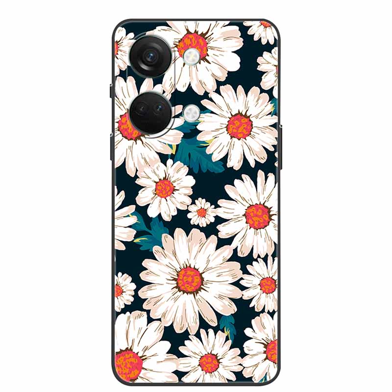 For One Plus Nord3 5G Case Silicone Painted Soft Protective Covers for OnePlus Nord 3 5G Phone Cases 1+ Nord3 TPU Coques Marble