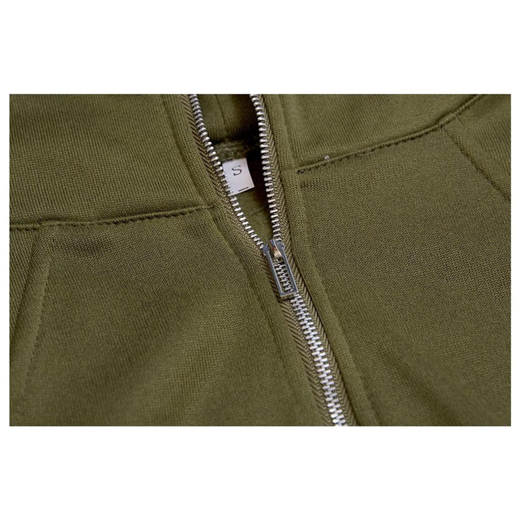 Women's Fashion Solid Color Pullover Casual Loose Button Sweatshirt