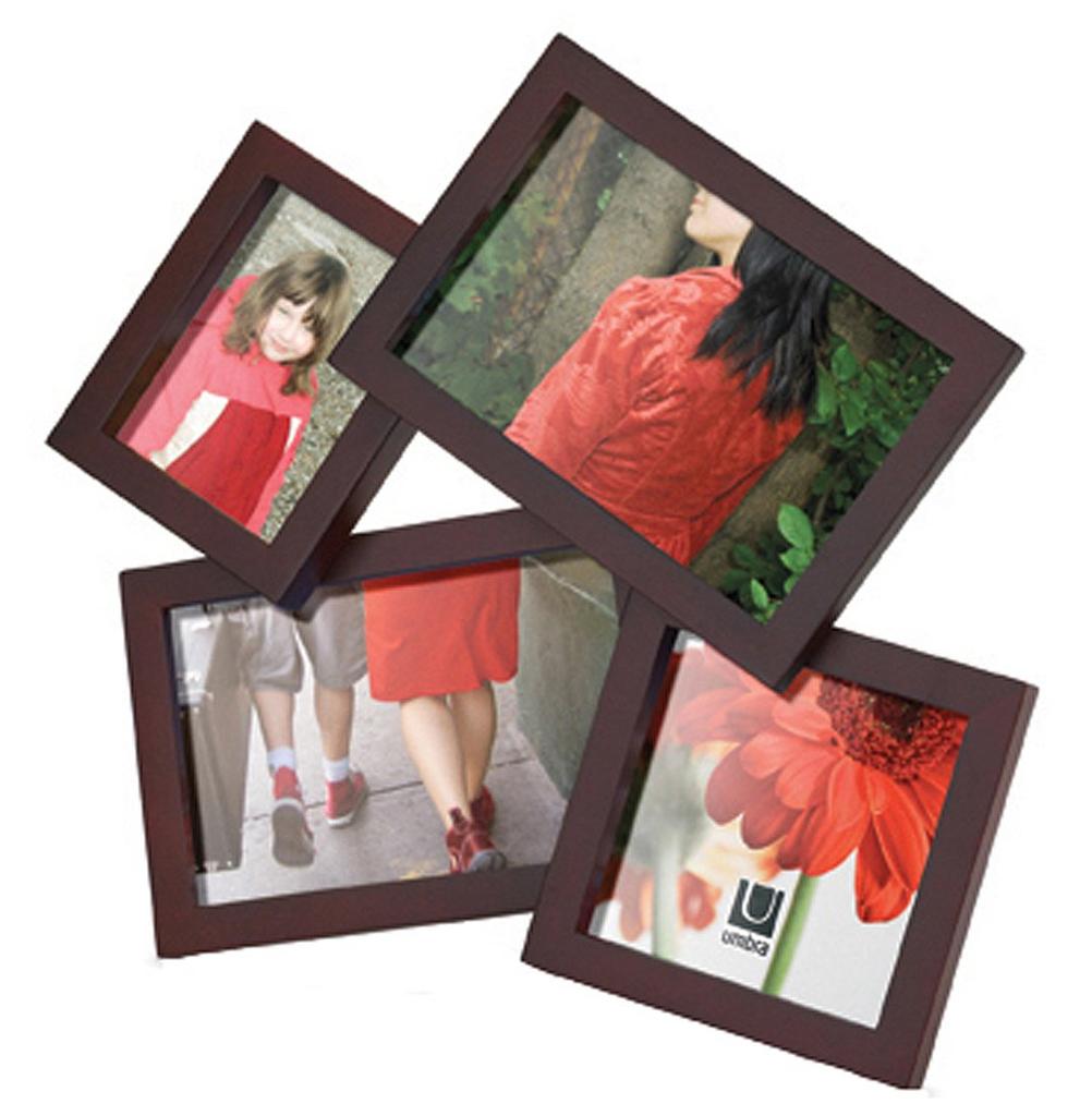 Umbra MOSH MULTI PHOTO FRAME Tabletop Photo Frame (Espresso)