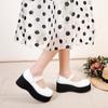 Mode Frühling Damen Flats Mode Flache Plateau Keil Damen Slipper Schuhe Lackleder Riemen Mary Janes Schuhe Mädchen Große Größe