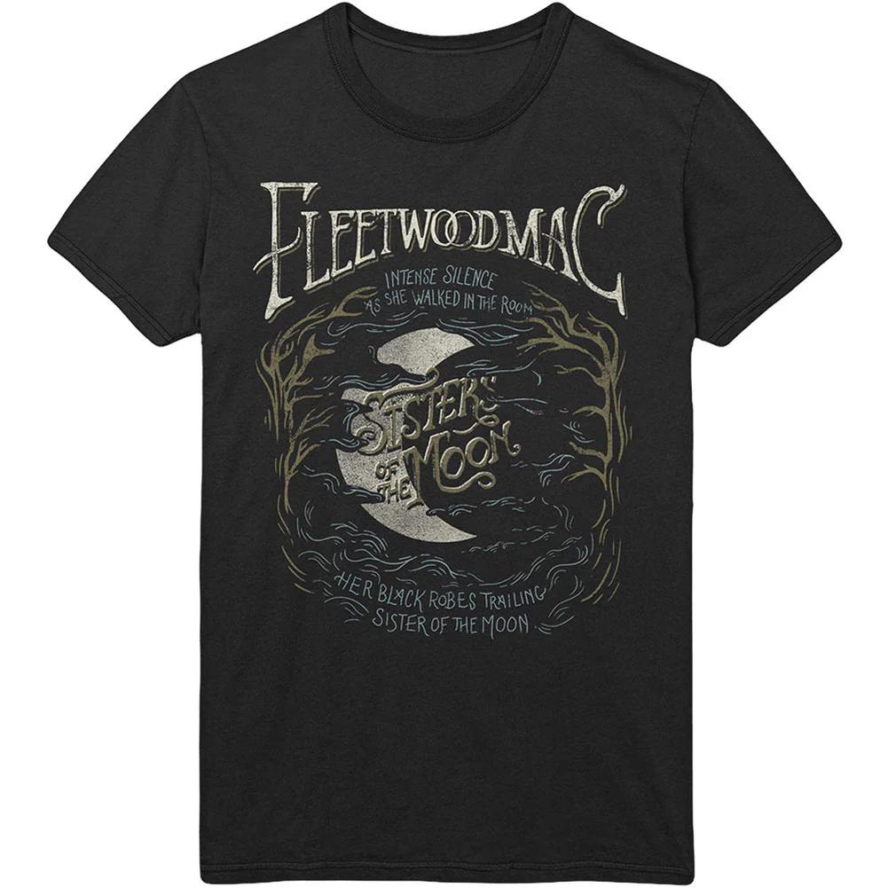 Rock Band Fleetwood Mac Cotton Album Cover Graphic Tshirt Unisex Women Shirts 2026 New Summer Spring Hiphop Y2k Fashion Shirt