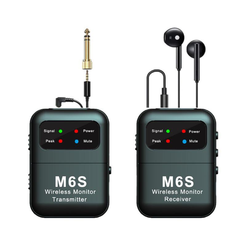 

M6S Professional Wireless In-Ear Monitors for Stage Performance and Live Broadcasts. 150x110x50