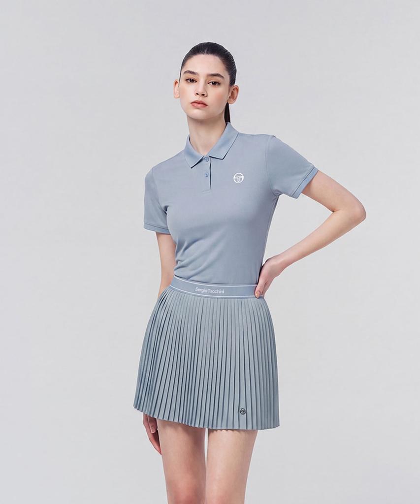 SERGIO TACCHINI W Tacchini Flying Small Pleated Skirt (Indigo)