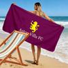 Asciugamano da Spiaggia con Stampa Aston Villa F.C., Asciugamano Grande Morbido ad Asciugatura Rapida per Spiaggia Campeggio Nuoto