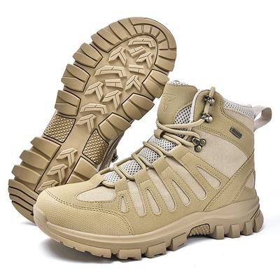 New Men's Medium and Low Top Desert Boots Sports Mountain Camping Outdoor Hiking Shoes Tactical Combat Boots Land Boots