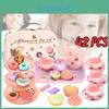 Delightful Pretend Play Kitchen Set With Realistic Food And Dessert Accessories Gift Box