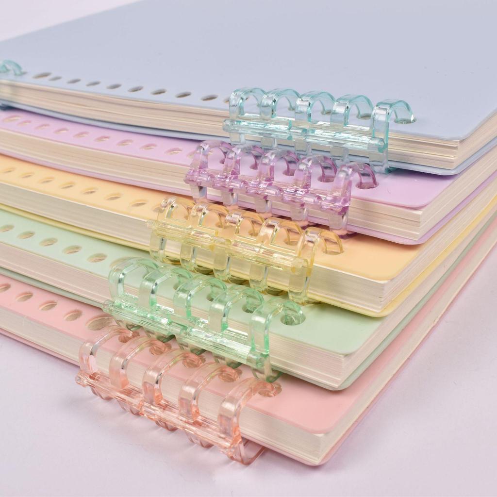 Colored Loose-Leaf Binding Sleeves - A4/B5/A5, 20/26/30 Holes, PP Material