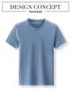 Men's Summer 2022 Pure Cotton Crew Neck T-shirt - Solid Color, Short Sleeve, Casual Fit