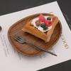 4Pcs Gold Fruit Cake Dinnerware Set Mirror Stainless Steel Tea Fork Set Snack Dessert Fork Small Salad Cutlery Kitchen Utensils