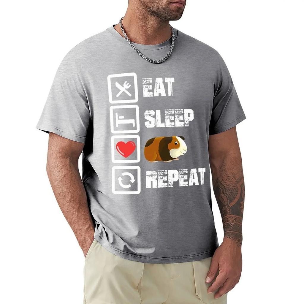 Guinea Pig T Shirt Harajuku Short Sleeve T-shirt 100% Cotton Graphics Tshirt Tops