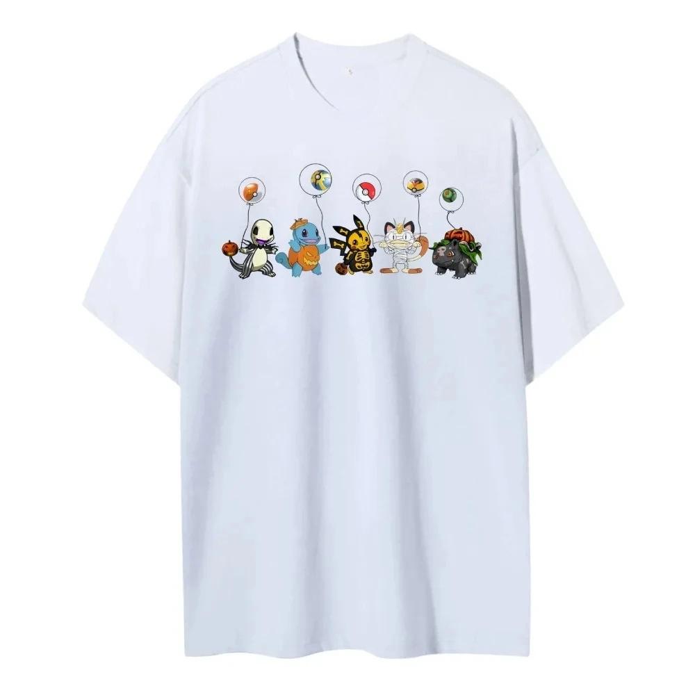 New Print New Unisexs and Unisexs Medium and Large Childrens Shortsleeved Tshirts Pure Cotton Roundneck Loose Tops