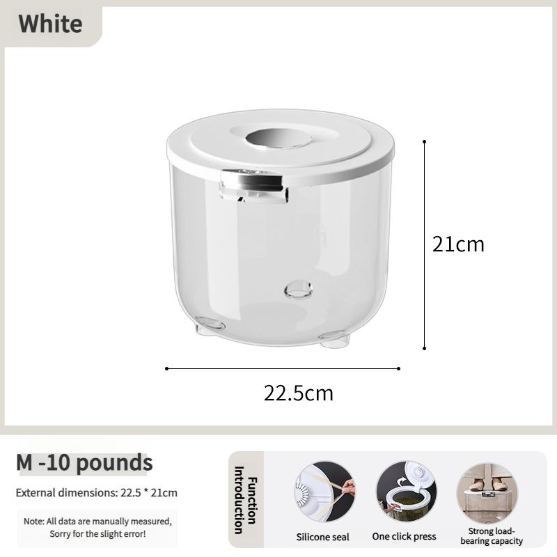 Versiegelter Haushalts-Reisbehälter, Insekten- und feuchtigkeitsdichte Küchen-Mehl-, Getreide-, Reis-Aufbewahrungsbox, Vorratsbehälter, 5kg/10kg/15kg