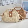 Korean Style Women's Crossbody Straw Handbag - Summer Beach Vacation