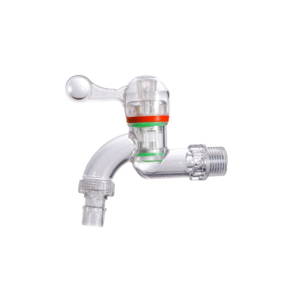 Plastic Transparent Faucet Garden Irrigation Connector Water Valve NEW Water Tap for Kitchen