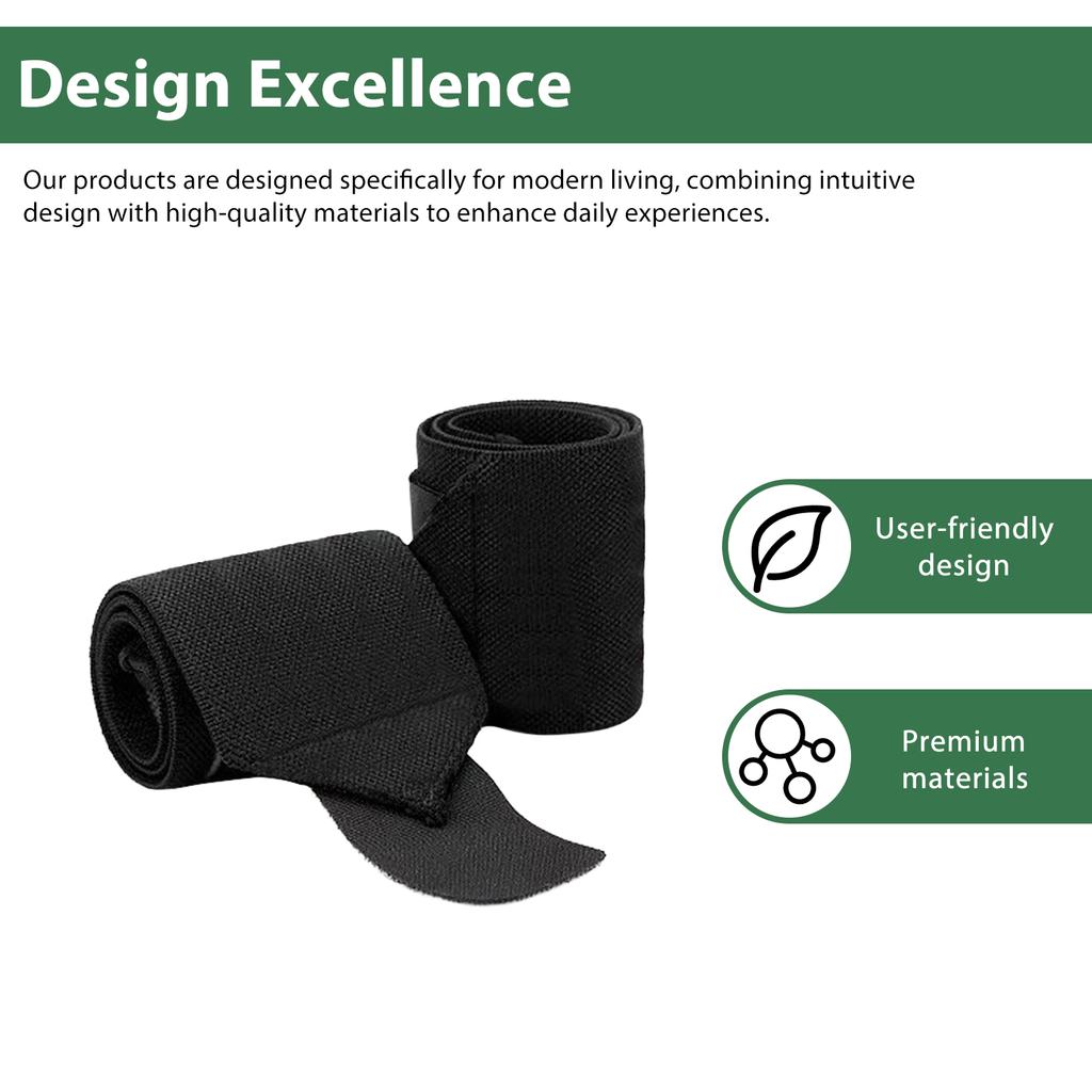 Adjustable Wrist Straps for Men Women Elastic Powerlifting Wristband Gym Fitness Training Support