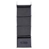 Hanging Closet Organizer Clothes Clothing Storage Holder 4 Shelves with Drawer (Gray)