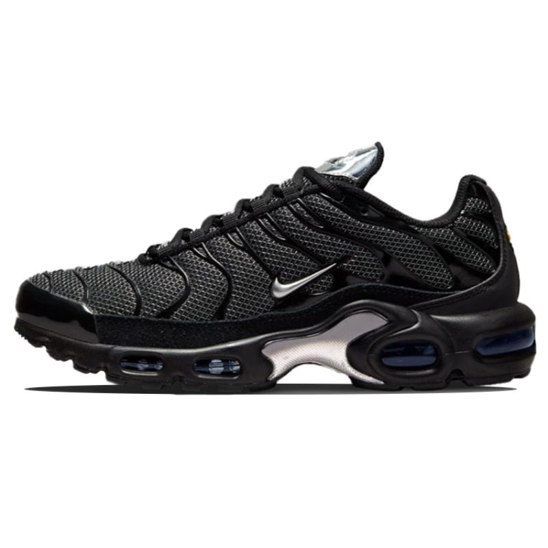 Nike Air Max Plus Black Suede Silver Women's Sneakers Casual Shoes DQ0850-001