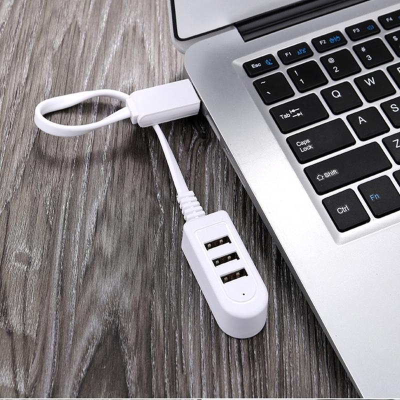 3 In 1 Splitter Usb Multi-function 3A Charger Portable Converter Extension Line Expansion Multi-port HUB Data Cable