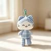 Kiki Cat Pendant Plush Toy & Glasses Keychain Charm