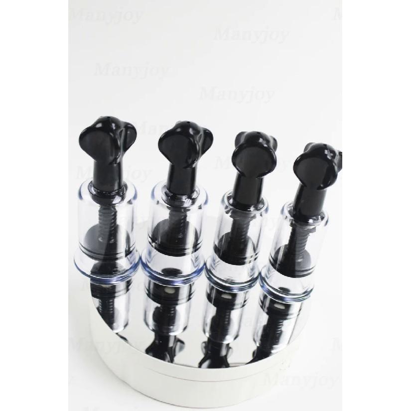 2 Stück Brustwarzensauger in 2 Größen, sexy Brustmassage-Clip, Verbesserung, Vakuumpumpe, Saugnapf, Brustvergrößerer, Sexspielzeug für Erwachsene