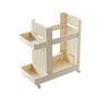 Movable Storage Rack for Yoga Mats, Fitness Gear, and Badminton Equipment