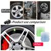 8Pcs Night Glowing Glowing Tire Valve Caps Self-luminous Light Valve Core Cover  Bicycle Wheel