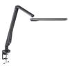 LED Desk Light Clamp Type 6 Adjustable Positions 550 Lumens Brightness JIS A Type Equivalent Black Finish SQ-LC470-K