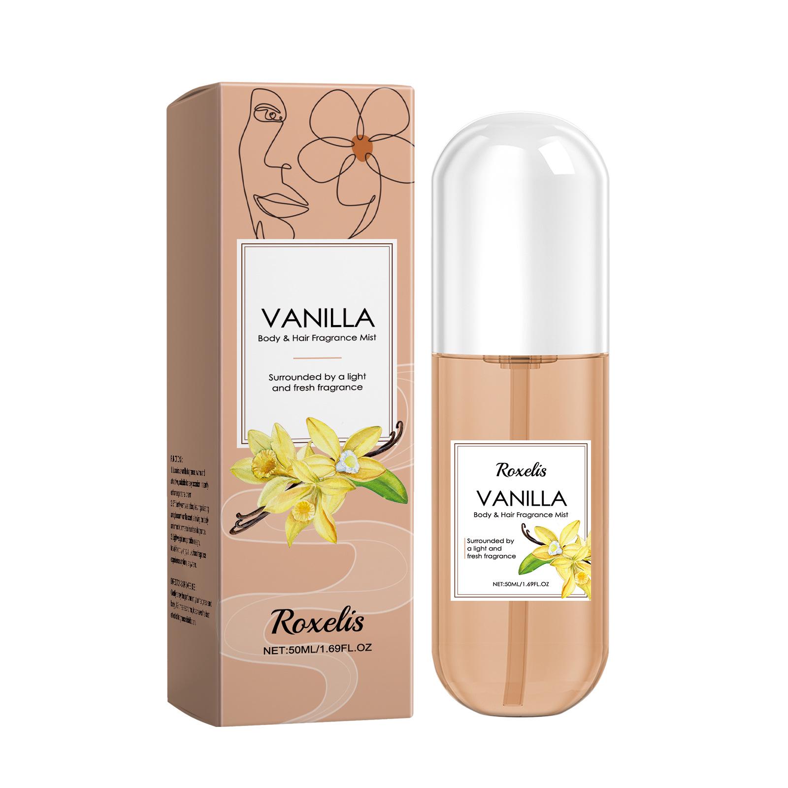 Vanilla Body & Hair Perfume Mist: Fresh, Light, and Long-Lasting Scent