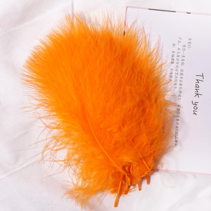 50Pcs Fluffy Turkey Marabou Feather 10-15Cm Turkey Feathers Decoration Accessories For Jewelry Clothes Wedding Plumes DIY Crafts