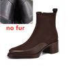 Fashion AIYUQI 2025 New Women's Short boots Genuine Leather Chunky Heel High Heel Boots female Large Size Pointed Toe Women Ankle Boots