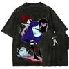 Alice Madness Returns Camiseta Lavada Unissex Roupas de personalidade Tamanho Grande Adequada para todas as estações Casais Clássica alta qualidade